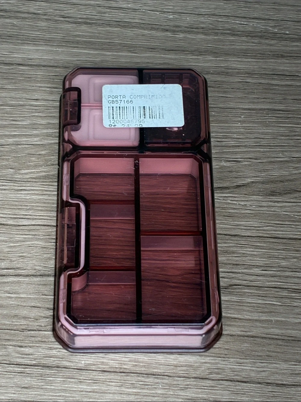 🐼 3/$25 NWT Purple Portable Pill Organizer and Pill cutter